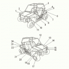 RZR 170 Body, decals - z20yav17b2  /  b4  /  n2  /  n4  / ...