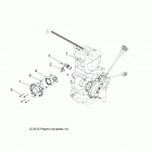 RANGER 570 Engine, throttle body and fuel rail - r21maa57b1  ...