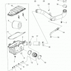 RANGER 570 CREW Engine, air intake system - r21m4a57b1  /  b9  /  ...