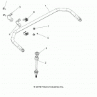 RANGER 570, FULL SIZE Suspension, stabilizer bar - r21cca57a1  /  a7 (70...