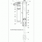 RZR XP TURBO S Suspension, rear shock internals - z20pal92ag  /  ...