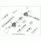 RZR XP TURBO S VELOCITY (Z20PAE92AC/BC) Drive train, main gearcase internals - z20pae92ac ...