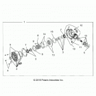 R19RGE99F2/FF/SC2/SFF/PCF/PFF POLARIS GENERAL 1000 EPS EU TR ZUG MD Drive train, front gearcase - r19rge99f2  /  ff  /...