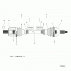 Z19VHA57B2/E57BM RZR 570 Drive train, half shaft, front - z19vha57b2  /  e5...