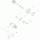 RZR 170 Drive train, drum shift - z20yav17b2  /  b4  /  n2...