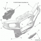 Z19VHA57B2/E57BM RZR 570 Body, front bumper - z19vha57b2  /  e57bm (c700178...