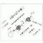 R19RSU99AS RANGER 1000XP PS CREW NSTR Drive train, main gearcase internals - r19rsu99as ...