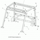 RANGER 570 Chassis, cab frame - r21maa57b1  /  b9  /  ebx (70...