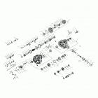 POLARIS GENERAL 1000 EPS DLX (G21GAD99AC/AW/BC/BW) Drive train, main gearcase internals - g21gad99ac ...
