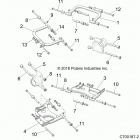 Z19VHA57B2/E57BM RZR 570 Suspension, rear control arms - z19vha57b2  /  e57...