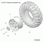 RANGER 1000XP PS NSTR RC Wheels, front - r20rrw99a9  /  aa  /  af  /  ap  /...