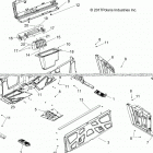 RANGER 570 CREW Body, rear floor and fenders - r21m4a57b1  /  b9  ...