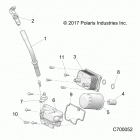 R19RSU99AS RANGER 1000XP PS CREW NSTR Engine, dipstick and oil filter - r19rsu99as (c700...