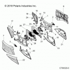 RZR XP 4 Body, doors, rear - z20n4k99af  /  ak  /  bf  /  b...