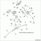 RZR XP 4 TURBO S Steering, steering asm. - z20p4l92ag  /  ap  /  bg...