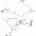 RZR XP 4 Brakes, brake lines and master cylinder - z20n4e99...
