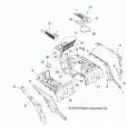 Z19VEL92AK/BK/AR/BR RZR XP TURBO S Body, rear rack and fenders - z19vel92ak  /  bk  /...