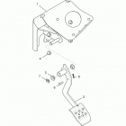POLARIS GENERAL 1000 PREM (G20GAP99AM) Brakes, pedal - g20gap99am (700814)