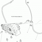 Z18VFE92BB/BM/BS/BU/LBK RZR XP4 TURBO Drive train, front gearcase mounting - z18vfe92bb ...
