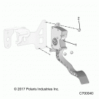 R19RSU99AS RANGER 1000XP PS CREW NSTR Engine, throttle pedal - r19rsu99as (c700040)