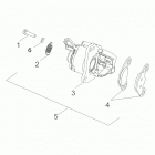 Z19YAV17B2/B4/N2/N4 RZR 170 Brakes, caliper, rear - z19yav17b2  /  b4  /  n2  ...