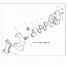 POLARIS GENERAL 1000 PREM (G20GAP99AM) Brakes, rear caliper - g20gap99am (49rgrcaliperrr1...
