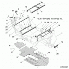 RZR 1000S4 Chassis, main frame and skid plate - z20a4e99ah  /...