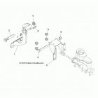 RANGER 570 CREW Brakes, pedal and master cylinder - r21m4a57b1  / ...
