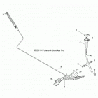 Z19VHA57B2/E57BM RZR 570 Drive train, gear selector - z19vha57b2  /  e57bm ...