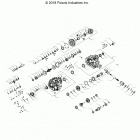 R19RT_87 RGR 900 XP ALL OPTIONS Drive train, main gearcase internals - r19rt_87 al...