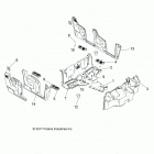 RANGER 570 CREW Body, floor and fenders - r21m4a57b1  /  b9  /  eb...