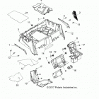 Z19VHA57B2/E57BM RZR 570 Body, rear rack and fenders - z19vha57b2  /  e57bm...