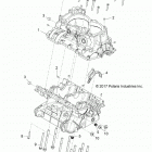 RZR TURBO 4 Engine, crankcase - z20n4e92al  /  ar  /  bl  /  b...