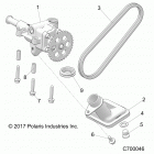 R19RSU99AS RANGER 1000XP PS CREW NSTR Engine, oil pump - r19rsru99as (c700046)