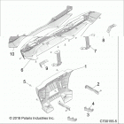 RZR XP TURBO S Body, rear bumper - z20pal92ag  /  ap  /  bg  /  b...
