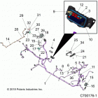 R19RHE99AD/BD/LD/K99AK/BK POLARIS GENERAL 1000 4P PS RC Electrical, wire harness - r19rhe99ad  /  bd  /  l...