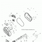 R18RT_87 RGR 900 XP ALL OPTIONS Drive train, clutch cover and ducting - r18rt_87 a...