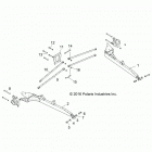 RZR XP 4 Suspension, rear control arms - z20n4e99ac  /  al ...