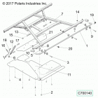 RANGER 1000 CREW NSTR FACTORY CHOICE 49S & 50S (R20RSU99/A/B) Body, box, mounting - r20rsu99  /  a  /  b (c70014...