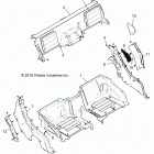 POL GEN 1000 DLX ABS EPS EU TR ZUG  (G20GAE99F2/EFS/BFM/BCM/SFS/SC2) Body, rear closeoff and fenders - g20gae99f2  /  e...