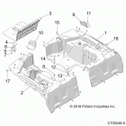 RZR XP Body, rear rack - z20nae99fc  /  e99nc  /  s99cc  ...