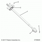 RANGER 1000XP PS NSTR RC Drive train, front prop shaft - r20rrw99a9  /  aa ...