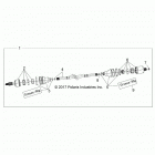RZR 1000S4 Drive train, half shaft, rear - z20a4e99ah  /  bh ...