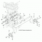 Z19VHA57B2/E57BM RZR 570 Engine, engine mounting - z19vha57b2  /  e57bm (70...