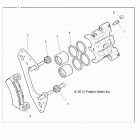 POLARIS GENERAL 1000 PREM (G20GAP99AM) Brakes, front caliper - g20gap99am (49rgrcaliper14...
