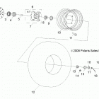 Z19YAV17B2/B4/N2/N4 RZR 170 Wheels, front - z19yav17b2  /  b4  /  n2  /  n4 (4...
