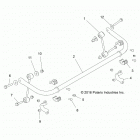 RZR XP Suspension, stabilizer bar, rear - z20nae99fc  /  ...
