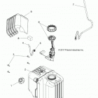 RANGER 500 Body, fuel tank asm. - r20maa50b1  /  b7  (702205)