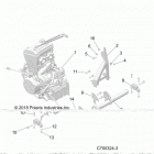 RZR XP TURBO 3PC Engine, mounting - z20nae92kl (c700324-3)
