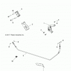 POL GEN 1000 DLX ABS EPS EU TR ZUG  (G20GAE99F2/EFS/BFM/BCM/SFS/SC2) Brakes, park brake - g20gae99f2  /  efs  /  bfm  /...